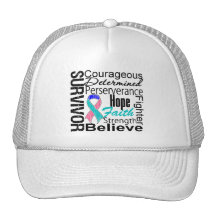 Thyroid Cancer Survivor Collage Mesh Hat