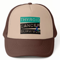 Thyroid Cancer Survivor hats by cancerapparel Thyroid Cancer Survivor hats