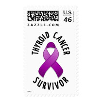Thyroid Cancer Survivor Postage stamps