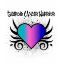 Thyroid Cancer Warrior Heart t-shirts by cancerapparel Thyroid Cancer Warrior Heart t-shirts