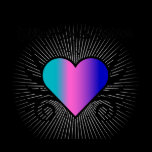Thyroid Cancer Warrior Heart Tshirt