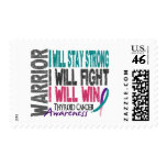 Thyroid Cancer Warrior Postage Stamp