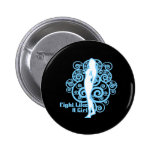 Thyroid Disease Abstract Fight Like a Girl buttons