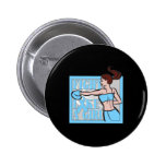 Thyroid Disease Fight Like A Girl Boxer buttons