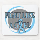 Thyroid Disease Fight Like A Girl Circular mousepads