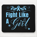 Thyroid Disease Fight Like A Girl Ornate mousepads