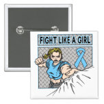 Thyroid Disease Fight Like A Girl Punch buttons