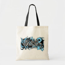 Thyroid Disease Hope Garden Ribbon Bag