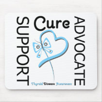 Thyroid Disease Support Advocate Cure Mousepads