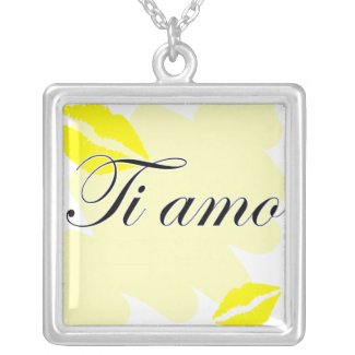 Ti amo - Italian I love you necklace