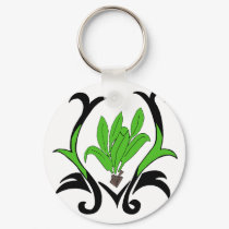 Ti leaf plant key chain keychains by marcya7 Ti leaf plant key chain keychains