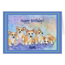 Tía del feliz cumpleaños tarjeta