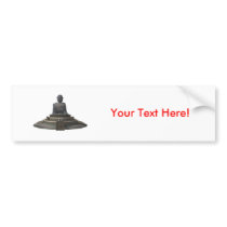 Tian Tan Buddha: Big Buddha: 3D Model: bumper stickers
