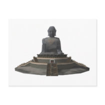 Tian Tan Buddha: Big Buddha: 3D Model: Postcard