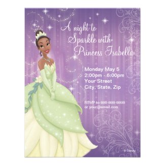 Tiana Birthday Invitation