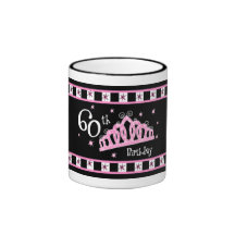 Tiara 60th Birthday Mugs