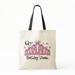 Tiara 60th Birthday Queen Canvas Bags