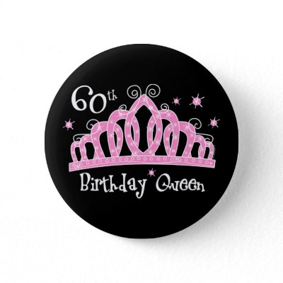 Tiara 60th Birthday Queen Pins