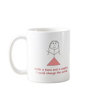 Tiara and a Scepter mug