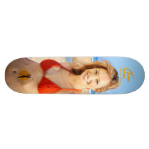 Tiara Lanai "Kasvot" skateboards by CaliforniaGirlsSkate Tiara Lanai "Kasvot" skateboards