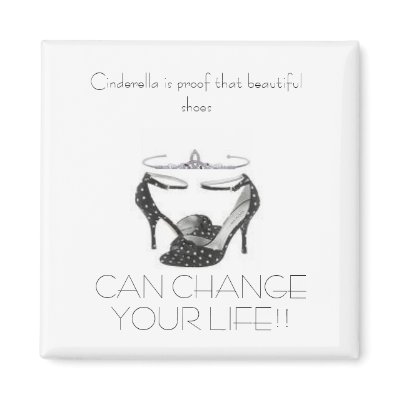 tiara, polkadot, Cinderella is proof that beaut... Fridge Magnets by seabeewrenchwife