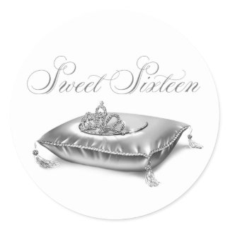 Princess Stickers on Tiara Princess Sweet Sixteen Stickers By Pure Elegance