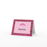 Tiara Thank You Card