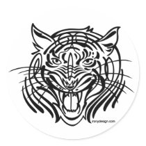 Tibal Tiger stickers