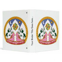 Tibet Coat of Arms detail Binders