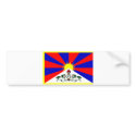 Tibet Flag bumper stickers