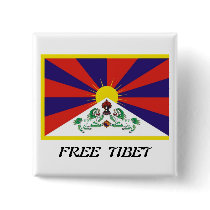 Tibet Flag Buttons