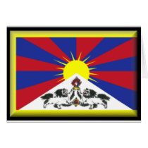 Tibet Flag cards