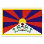 Tibet Flag Greeting Card