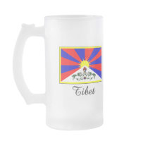 Tibet Flag Design mugs
