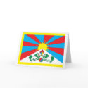 Tibet Flag Greeting Card
