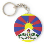 Tibet Flag Key Chain