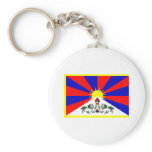 Tibet Flag Key Chain