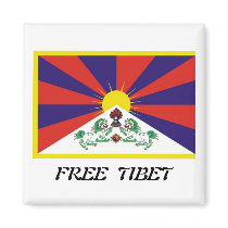 Tibet Flag magnets