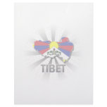 Tibet Flag Map 2.0 Personalized Letterhead
