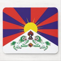 Tibet Flag Mousepad