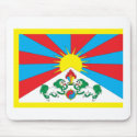 Tibet Flag Mousepad by FlagTshirts Tibet Flag Mousepad