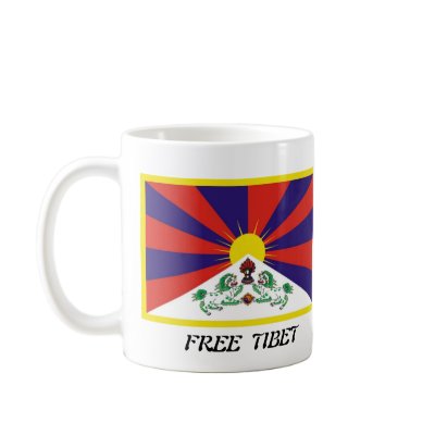 Tibet Flag Coffee Mug by DejaVu_Images