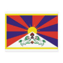 Tibet Flag postcards