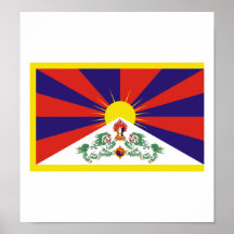 Tibet Flag Print