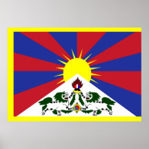 Tibet Flag Print