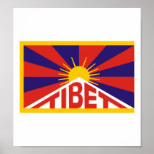 Tibet Flag Print
