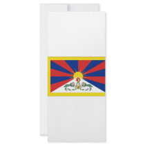 Tibet Flag Personalized Rack Card