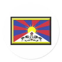 Tibet Flag stickers by jacinto888 Tibet Flag stickers