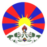 Tibet Flag stickers
