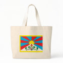 Tibet Flag Tote Bag by FlagTshirts Tibet Flag Tote Bag